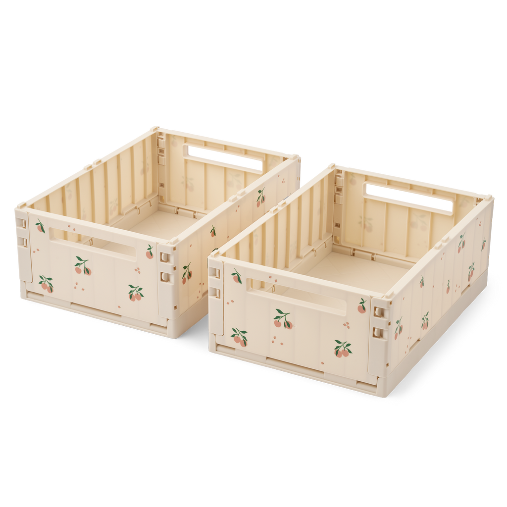 Liewood Weston Opbergbox M 2-Pack | Peach / Sea Shell