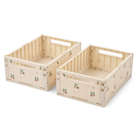 Liewood Weston Opbergbox M 2-Pack | Peach / Sea Shell