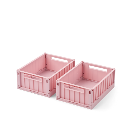 Liewood Weston Opbergbox S 2-Pack | Rose Blush