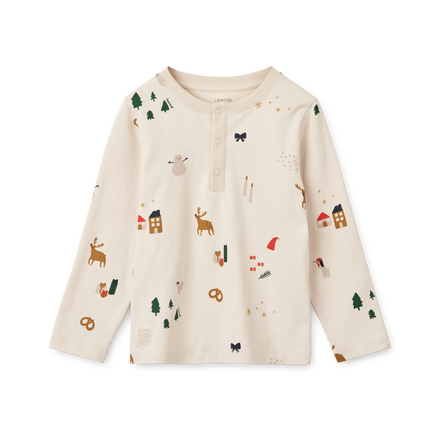 Liewood Wilhelm Printed Pyjamas Set | Holiday / Sandy