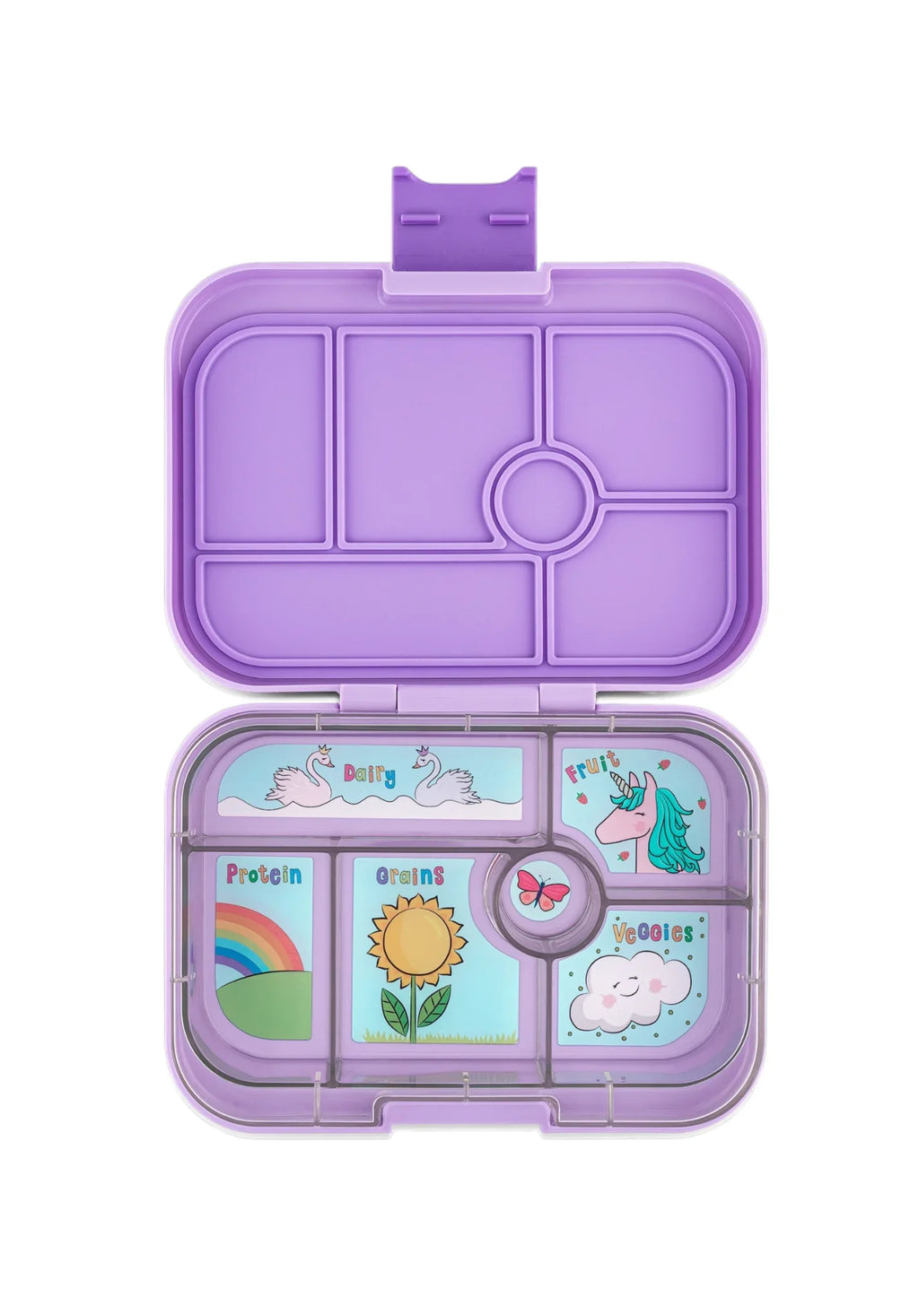 Yumbox Original 6 vakken Lekvrije Lunchbox | Lavande Purple Unicorn