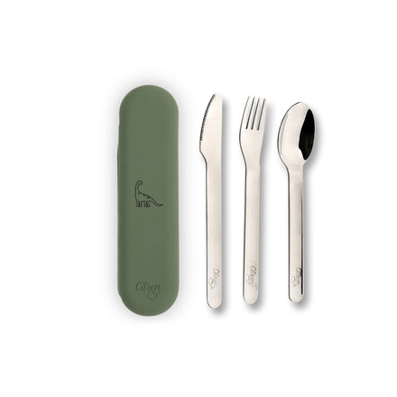 Citron Bestekset Silicone | Green