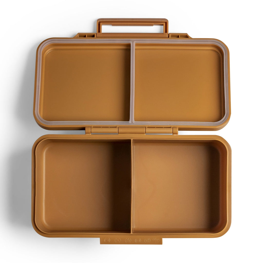 Citron Lunchbox Rectangle Met Vakjes | Caramel