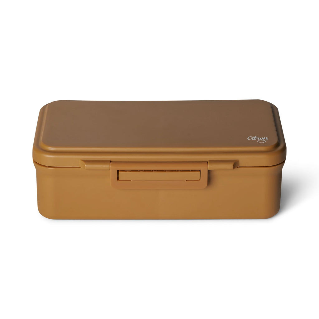 Citron Lunchbox Rectangle Met Vakjes | Caramel