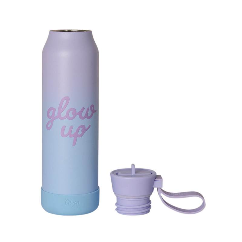Citron Thermische Drinkfles 500ml | Purple Blue Glowup