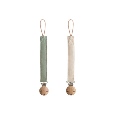 Mushie Speenkoord 2st | Olive/Shifting Sand