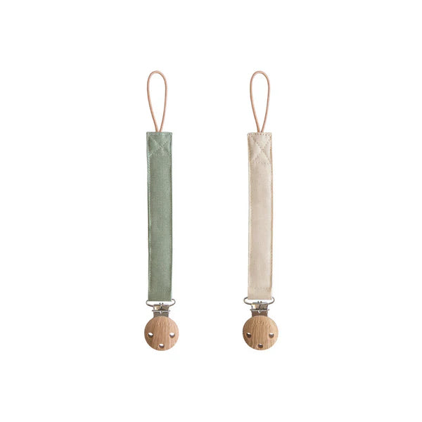 Mushie Speenkoord 2st | Olive/Shifting Sand