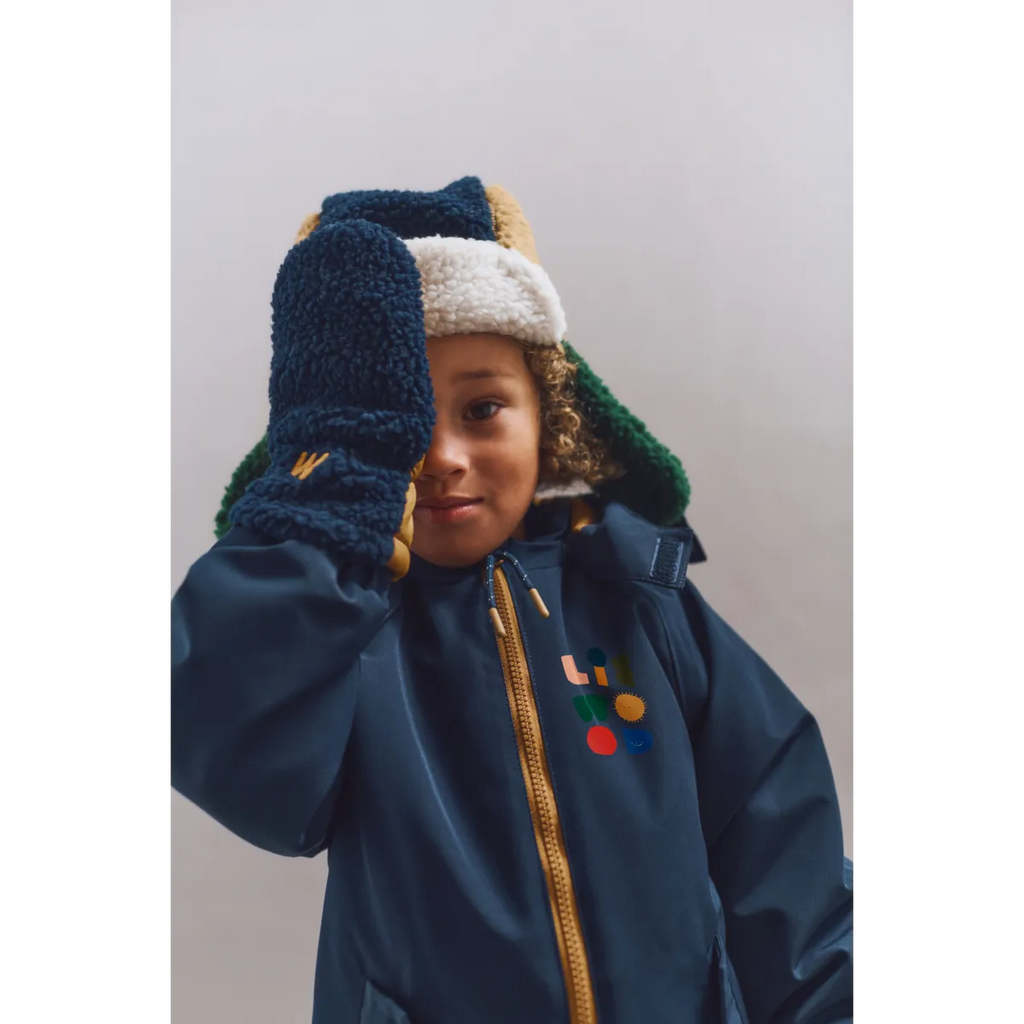 Liewood Grethe Gloves Wanten Met Duimen | Classic Navy Multi Mix