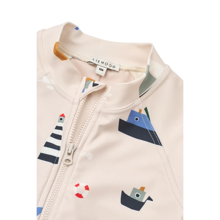 * Liewood Max Zwem Jumpsuit | Sailing / Sandy