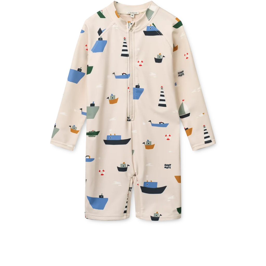 * Liewood Max Zwem Jumpsuit | Sailing / Sandy