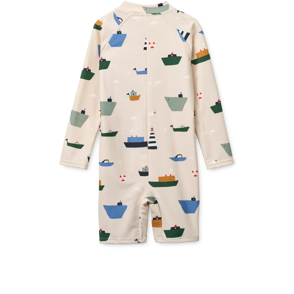 * Liewood Max Zwem Jumpsuit | Sailing / Sandy