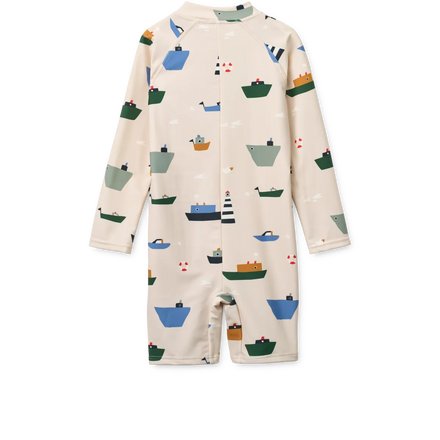 * Liewood Max Zwem Jumpsuit | Sailing / Sandy