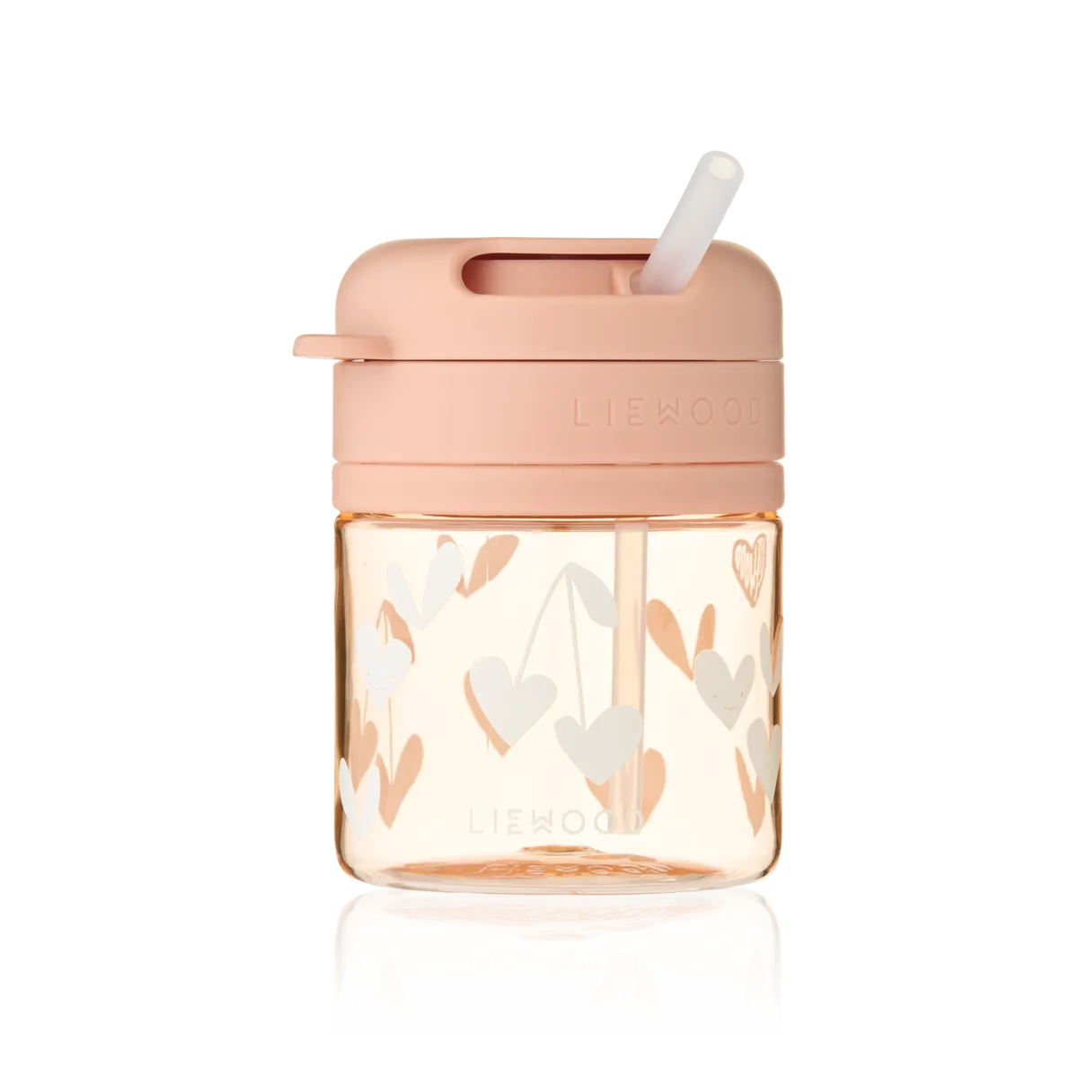 Liewood Pavia Tritan Drinkbeker Met Rietje 280ml | Sweethearts / Pale Tuscany