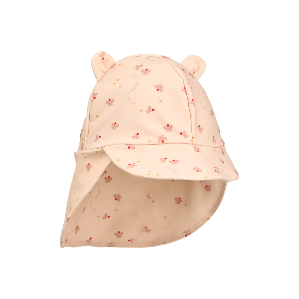 Liewood Senia UV Zonnehoedje Met Oortjes | Mini Butterfly | Apple Blossom