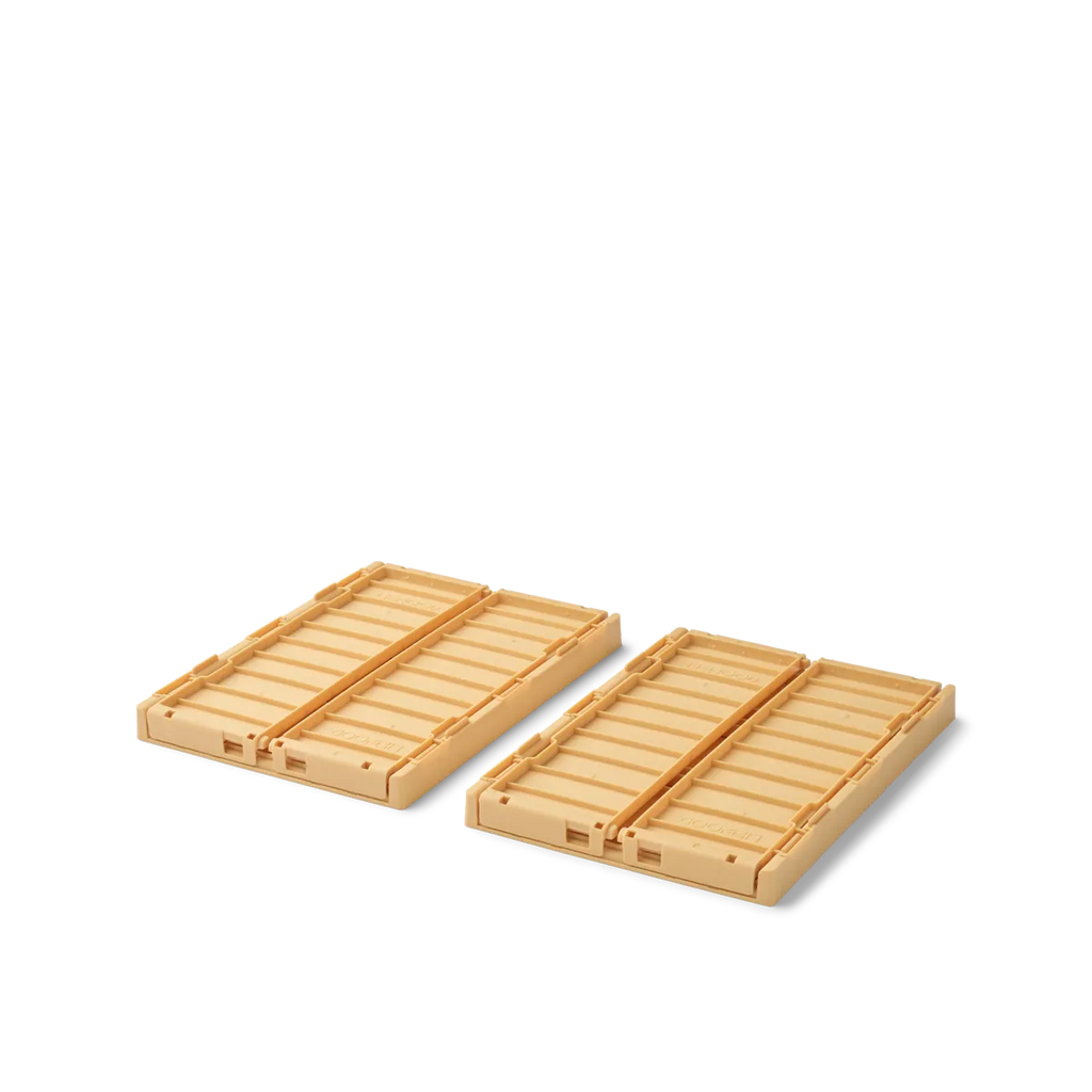 Liewood Weston Storage Box S 2-Pack | Lemon Yellow