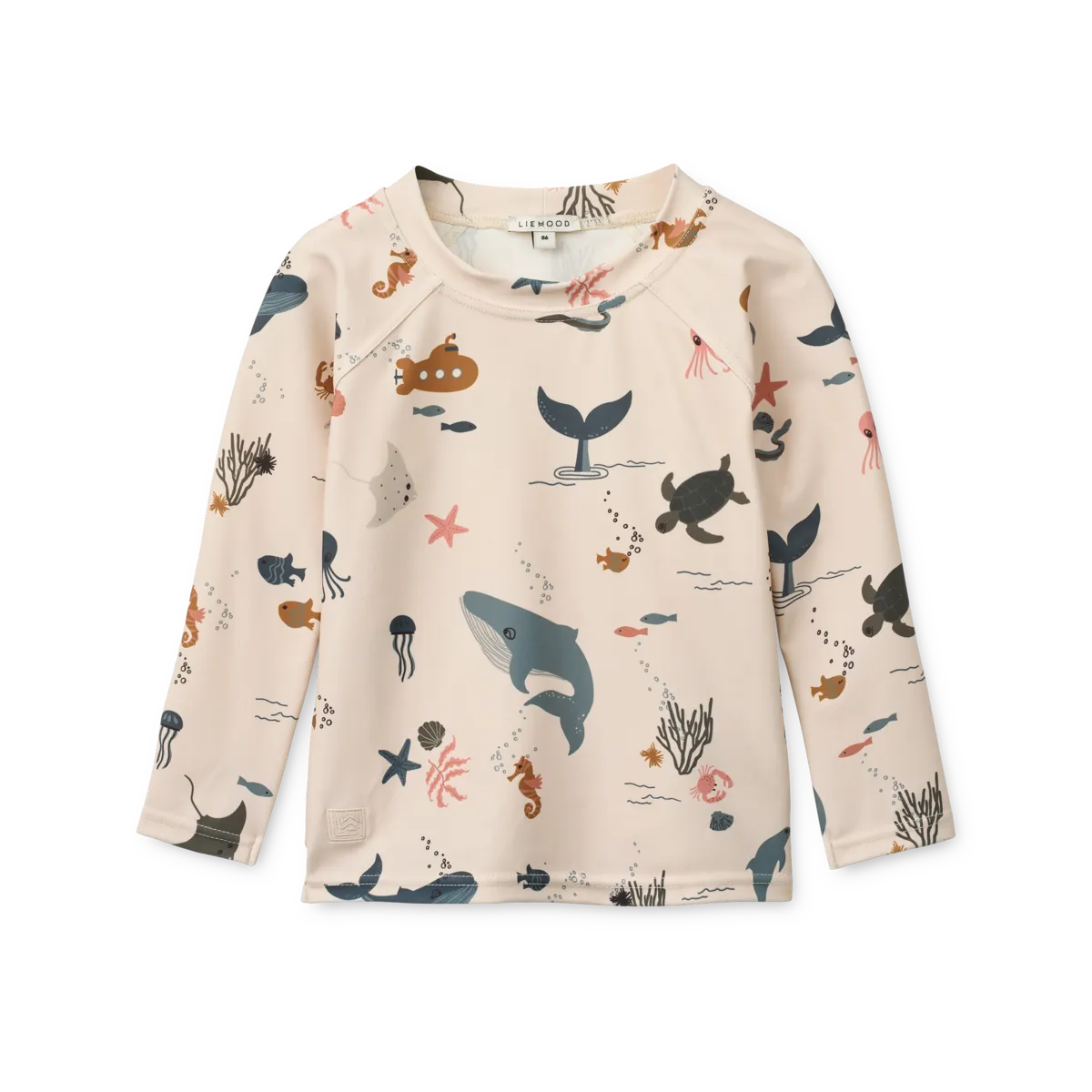 Liewood Noah Lange Mouwen UV Zwem T-shirt | Sailing / Sandy