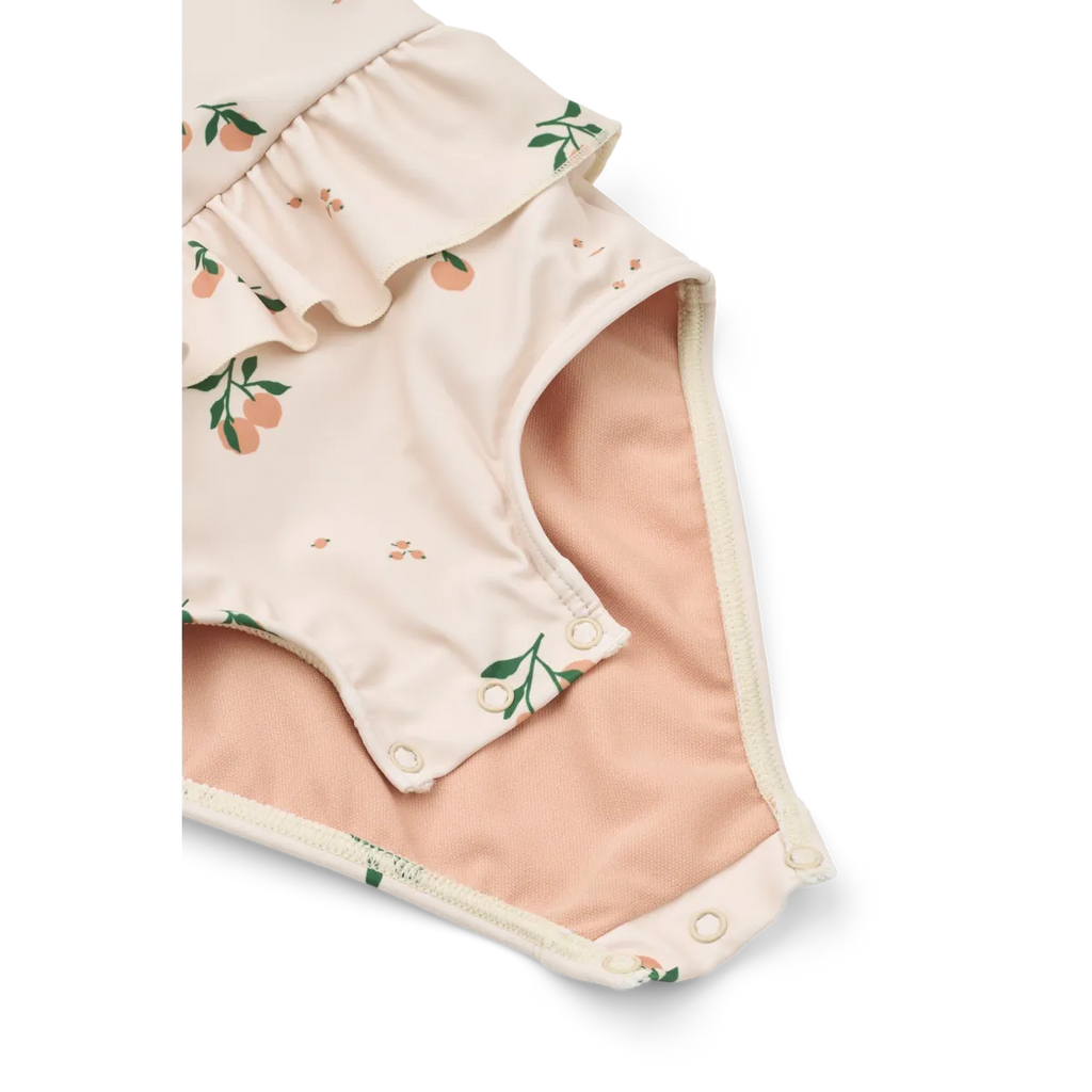 * Liewood Amara UV Baby Badpak | Peach / Sea Shell