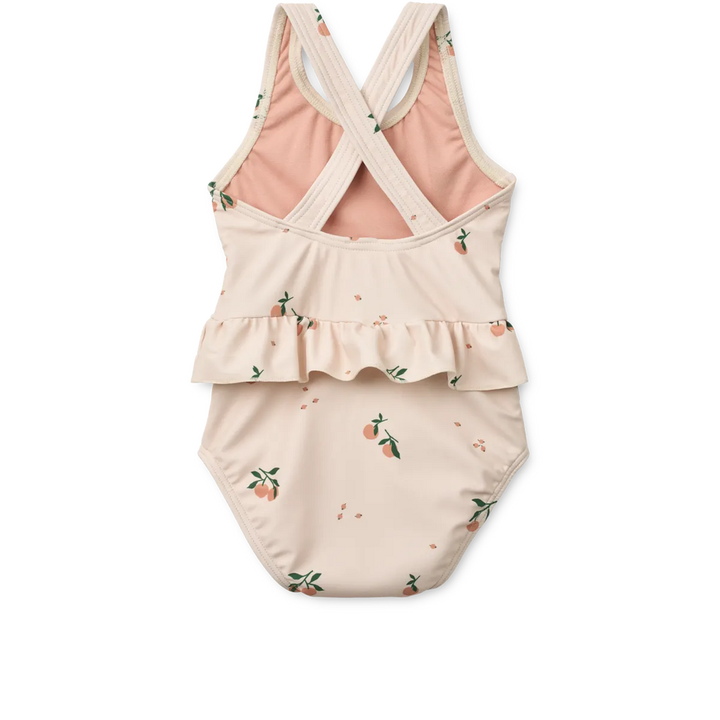* Liewood Amara UV Baby Badpak | Peach / Sea Shell