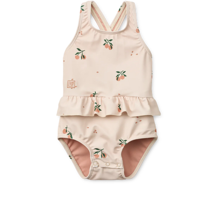 * Liewood Amara UV Baby Badpak | Peach / Sea Shell