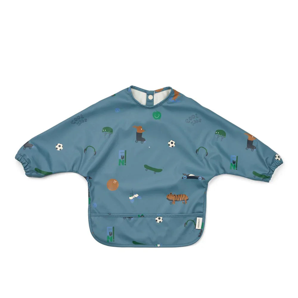 Liewood Merle Printed Slab Met Mouwen | Fun / Beach Blue