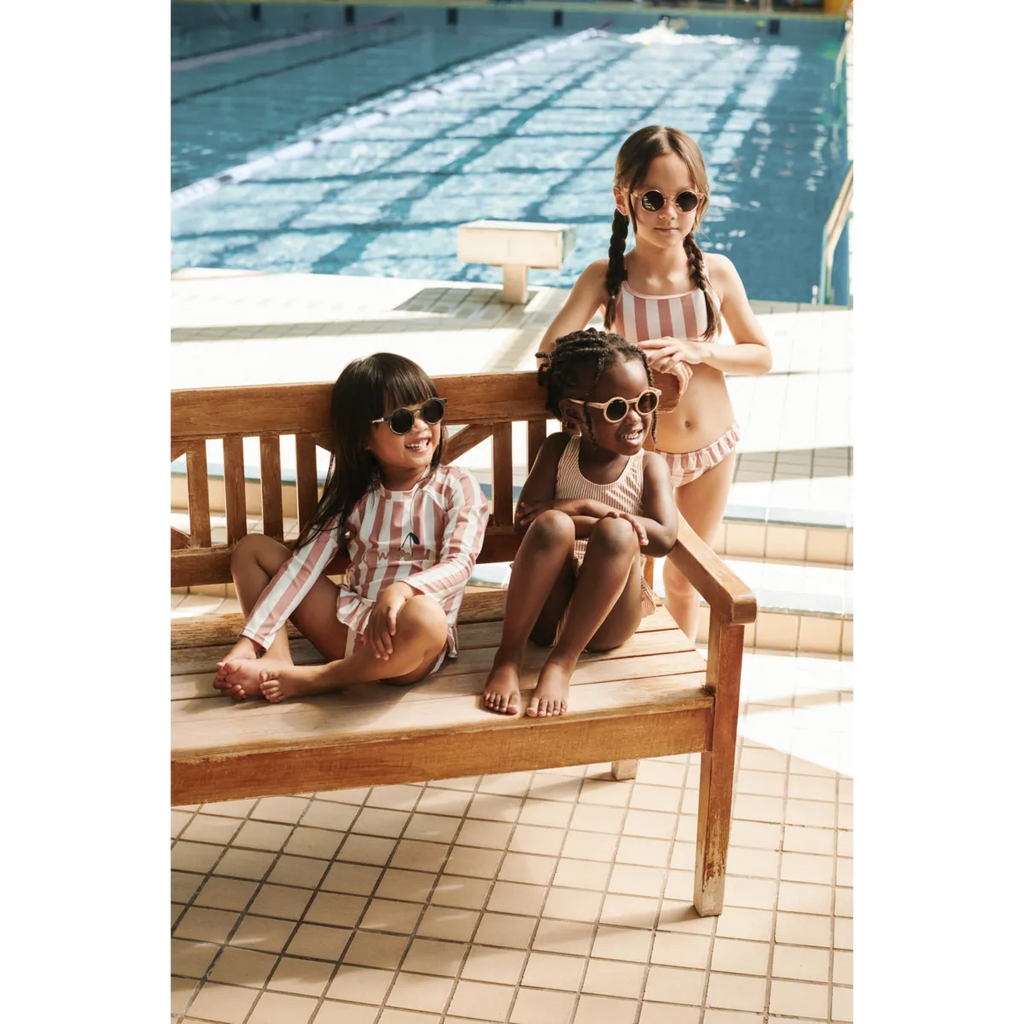 * Liewood Dagny Swim Set | Coral Blush / Creme de la Creme Stripe