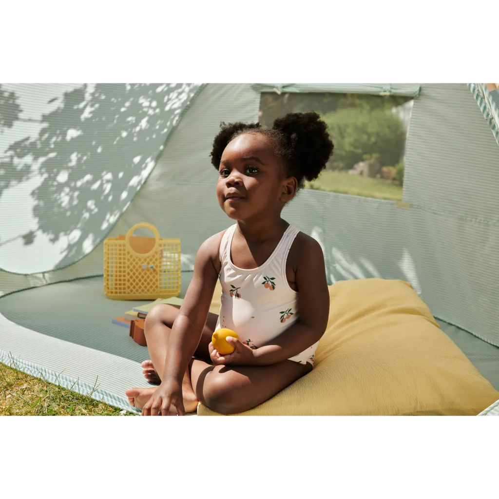 * Liewood Amara UV Baby Badpak | Peach / Sea Shell