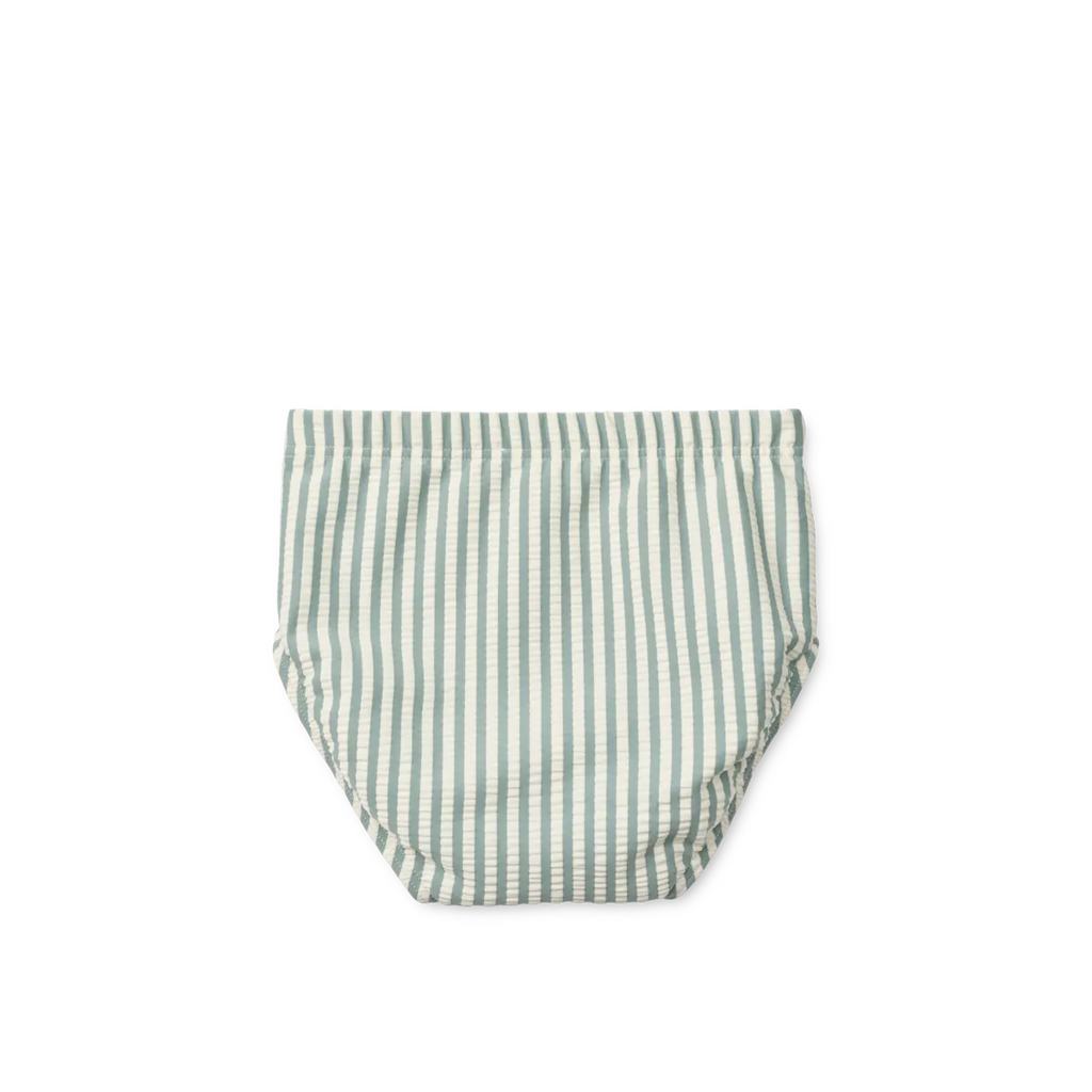 * Liewood Anthony Baby Seersucker Zwembroek | Peppermint / Sandy