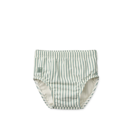 * Liewood Anthony Baby Seersucker Zwembroek | Peppermint / Sandy
