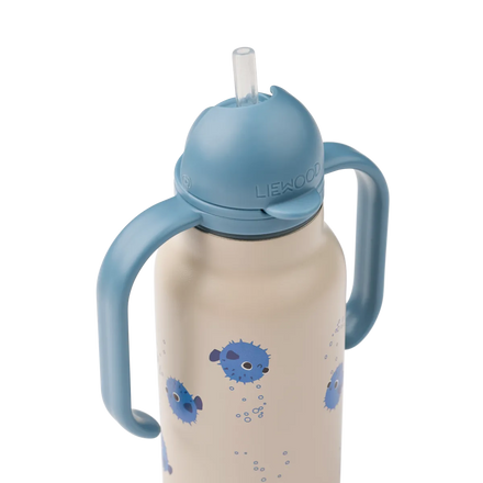 Liewood Kimmie Drinkfles 250ml | Pufferfish / Sandy