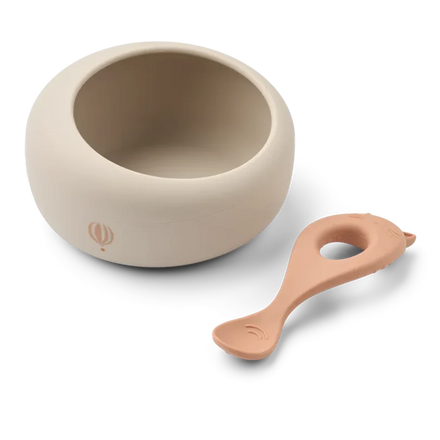 Liewood Sparia Eetset Bowl Met Lepel | Wild Child Rosey
