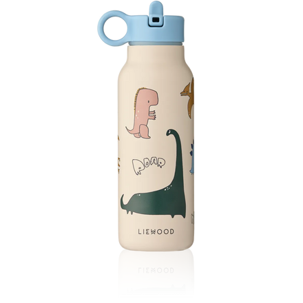 Liewood Falk Drinkfles 350ml | Butterfly / Dino roar / Sandy