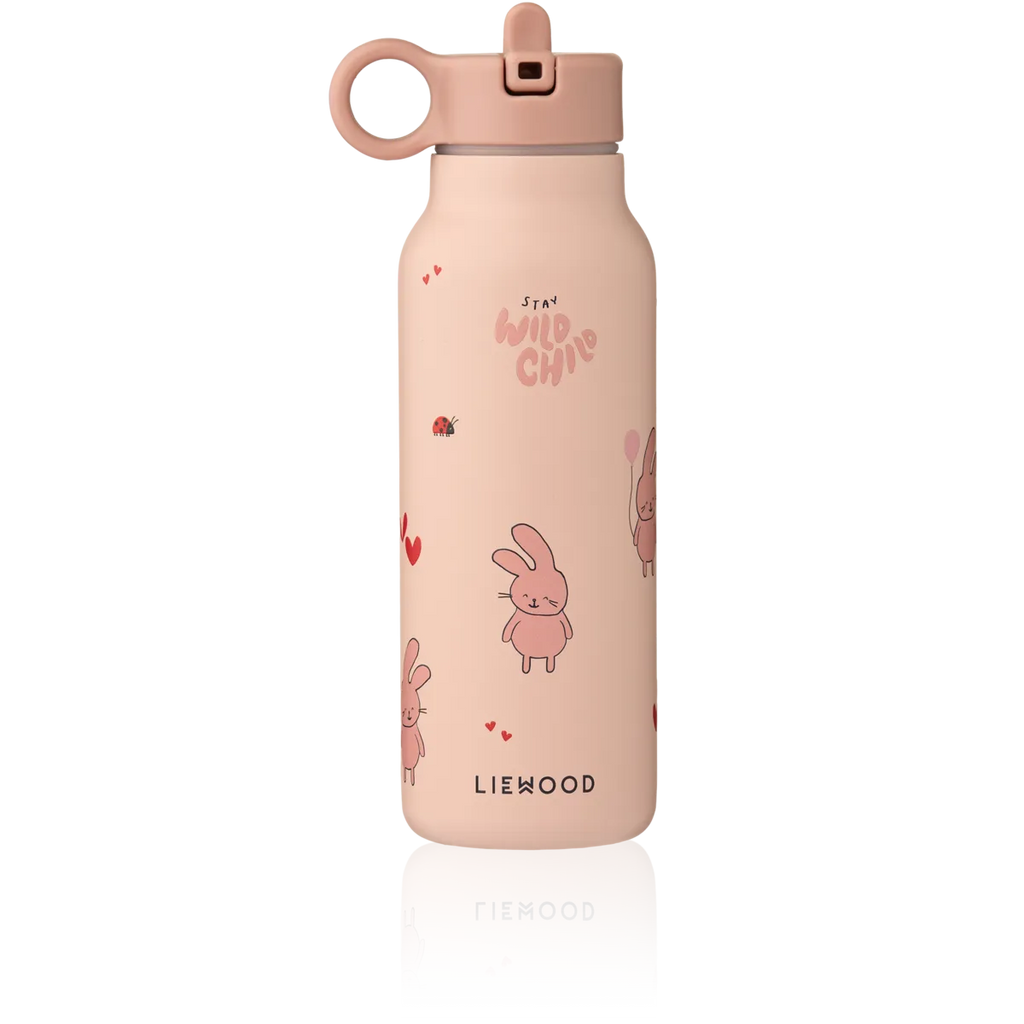 Liewood Falk Drinkfles 350ml | Wild child / Rosey