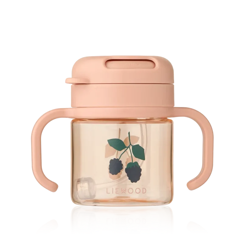 Liewood Kai Oefen Drinkbeker Met Rietje | Berry / Pale Tuscany