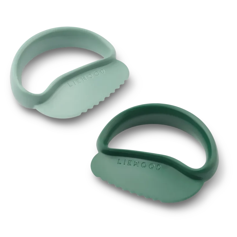 Liewood Riven Peuter Veilig Snijmes Peppermint / Garden green, van Tritan en geschikt vanaf 18 maanden