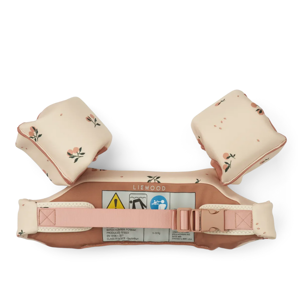* Liewood Darko Puddle Jumper Zwemgordel | Peach / Sea shell 3-6Y