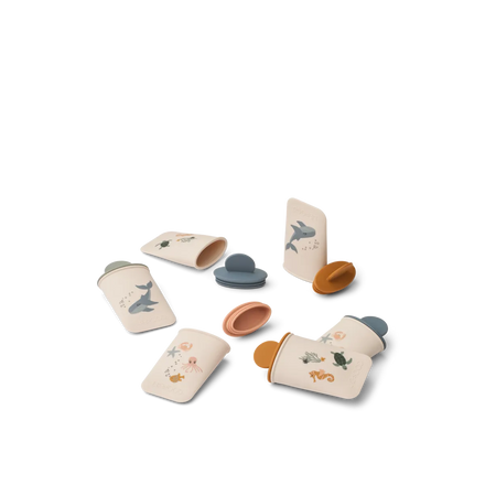 Liewood Malik Mini Ice Pops 6st | Sea Creature / Sandy