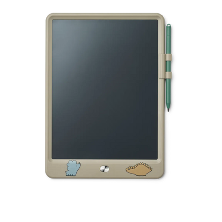 * Liewood Magisch Tekenbord 18,5x24cm Leren Tekenen & Schrijven | Dinosaurs / Mist