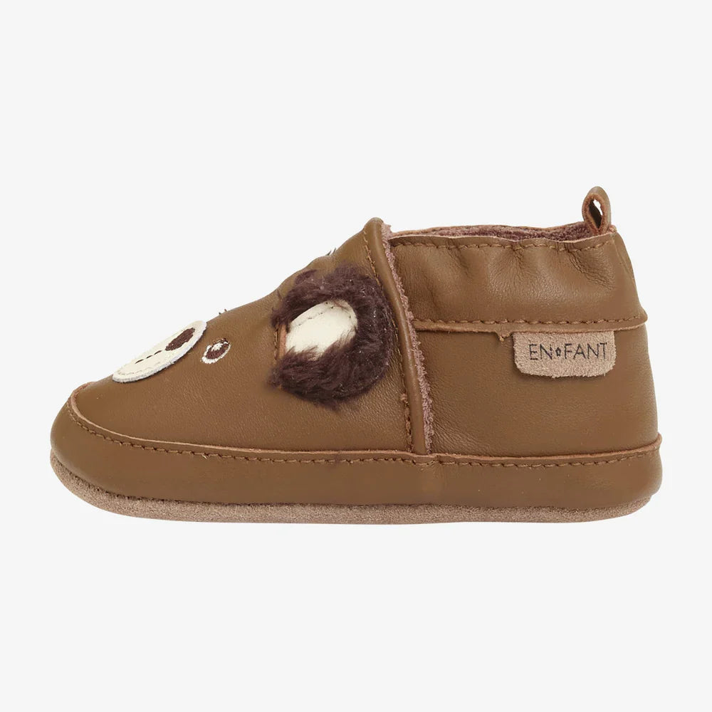 En Fant Lederen Baby Slofjes | Beer