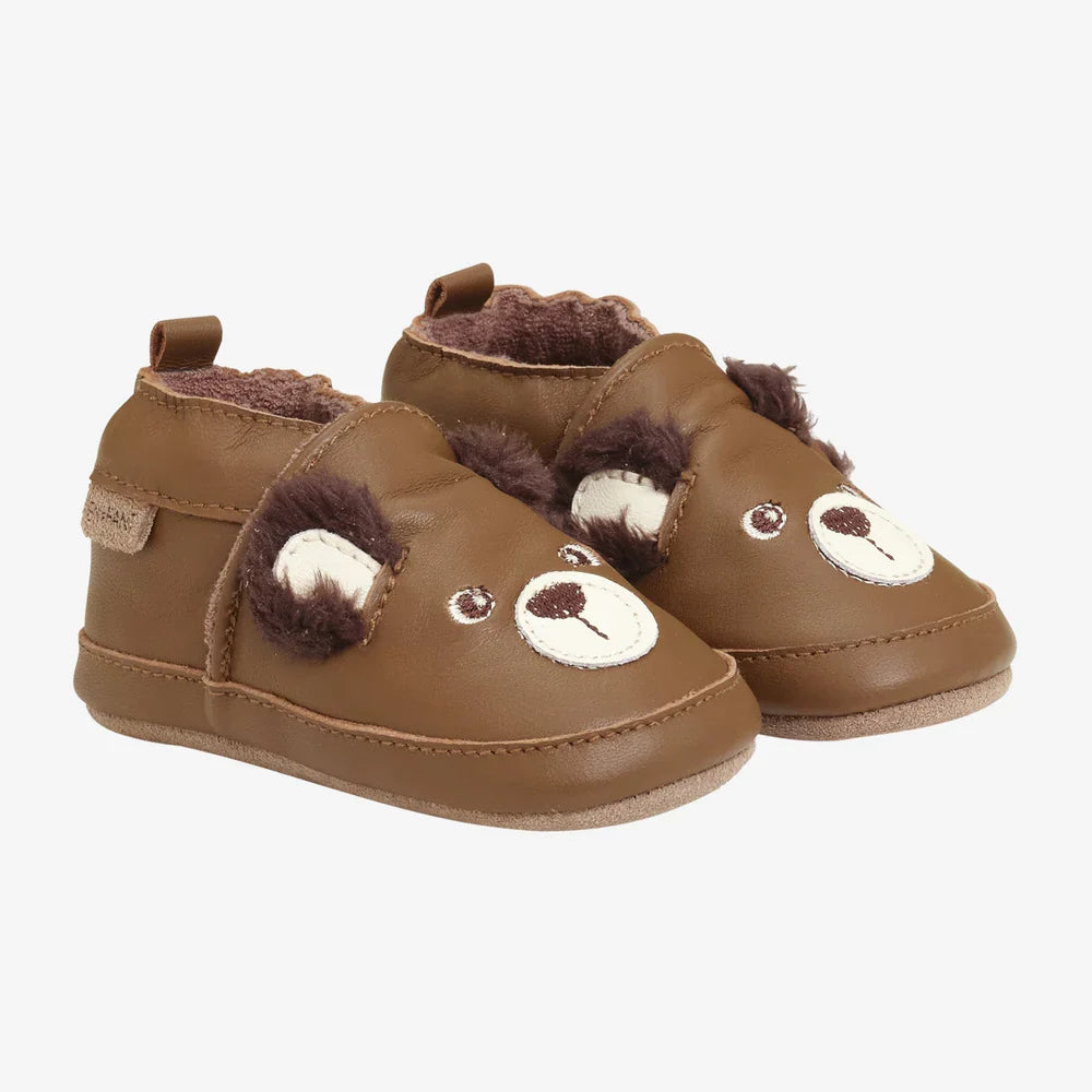 En Fant Lederen Baby Slofjes | Beer