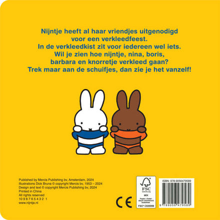 Nijntje Boek | Nijntjes Verkleedfeest