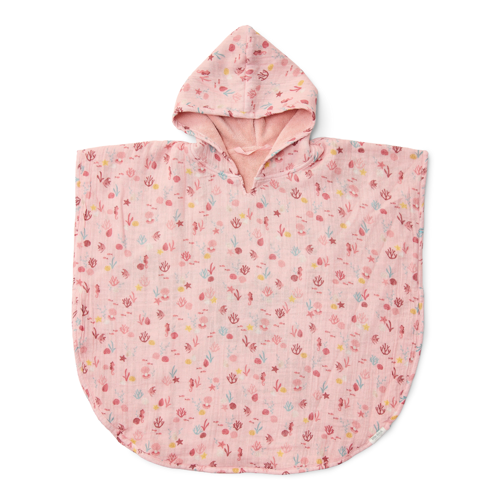 Little Dutch Badponcho 2-6Y Ocean Treasures Multi-Colour