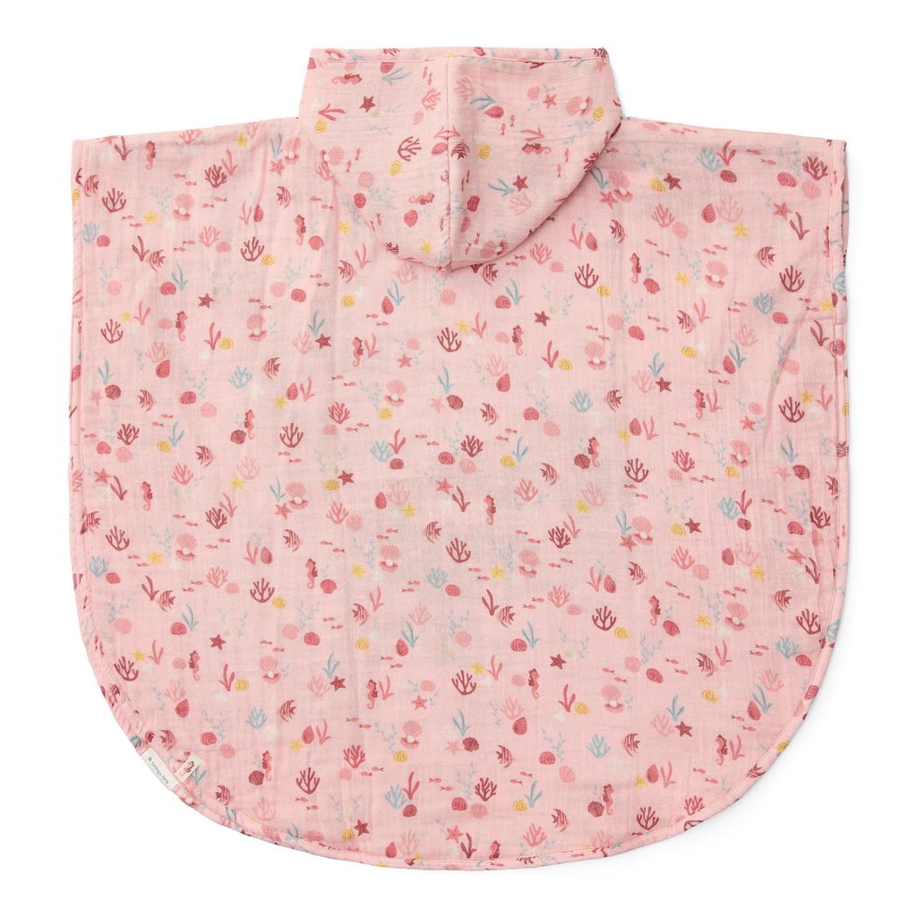 Little Dutch Badponcho 2-6Y Ocean Treasures Multi-Colour