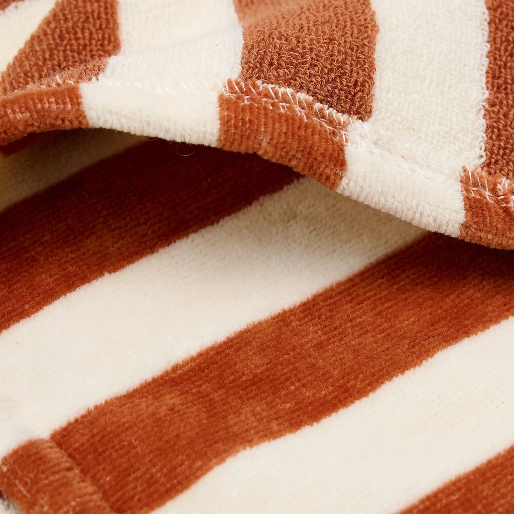 Little Dutch Strandponcho | Ocean World Brown Stripe