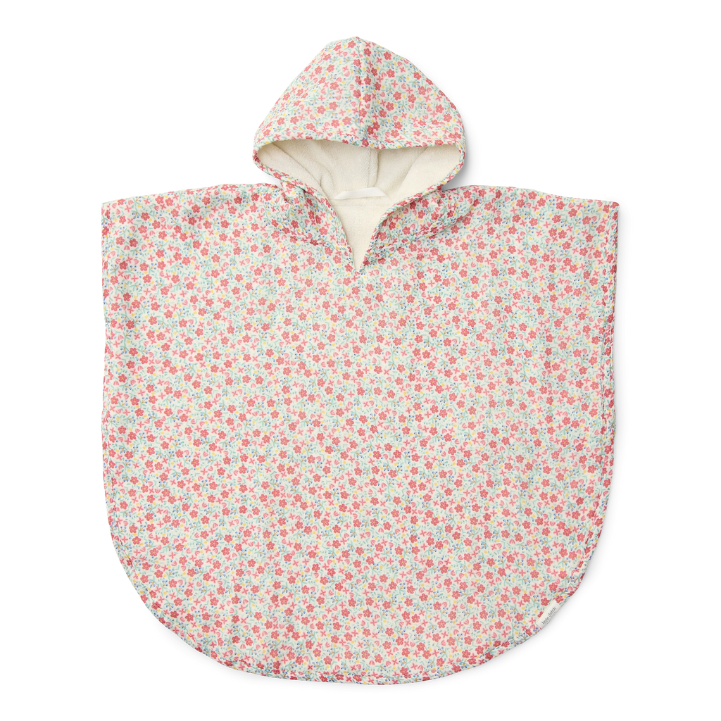 Little Dutch Badponcho 2-6Y Sunny Flowers Multi-Colour