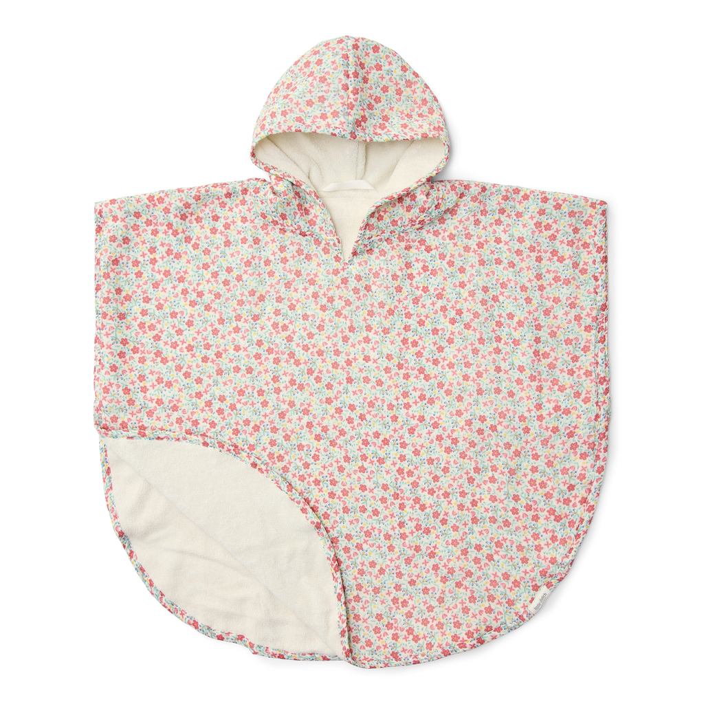 Little Dutch Badponcho 2-6Y Sunny Flowers Multi-Colour