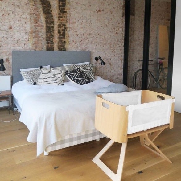 * Bednest Houten Cosleeper babywiegje + matras 4 in 1 - VERPAKKING BESCHADIGD