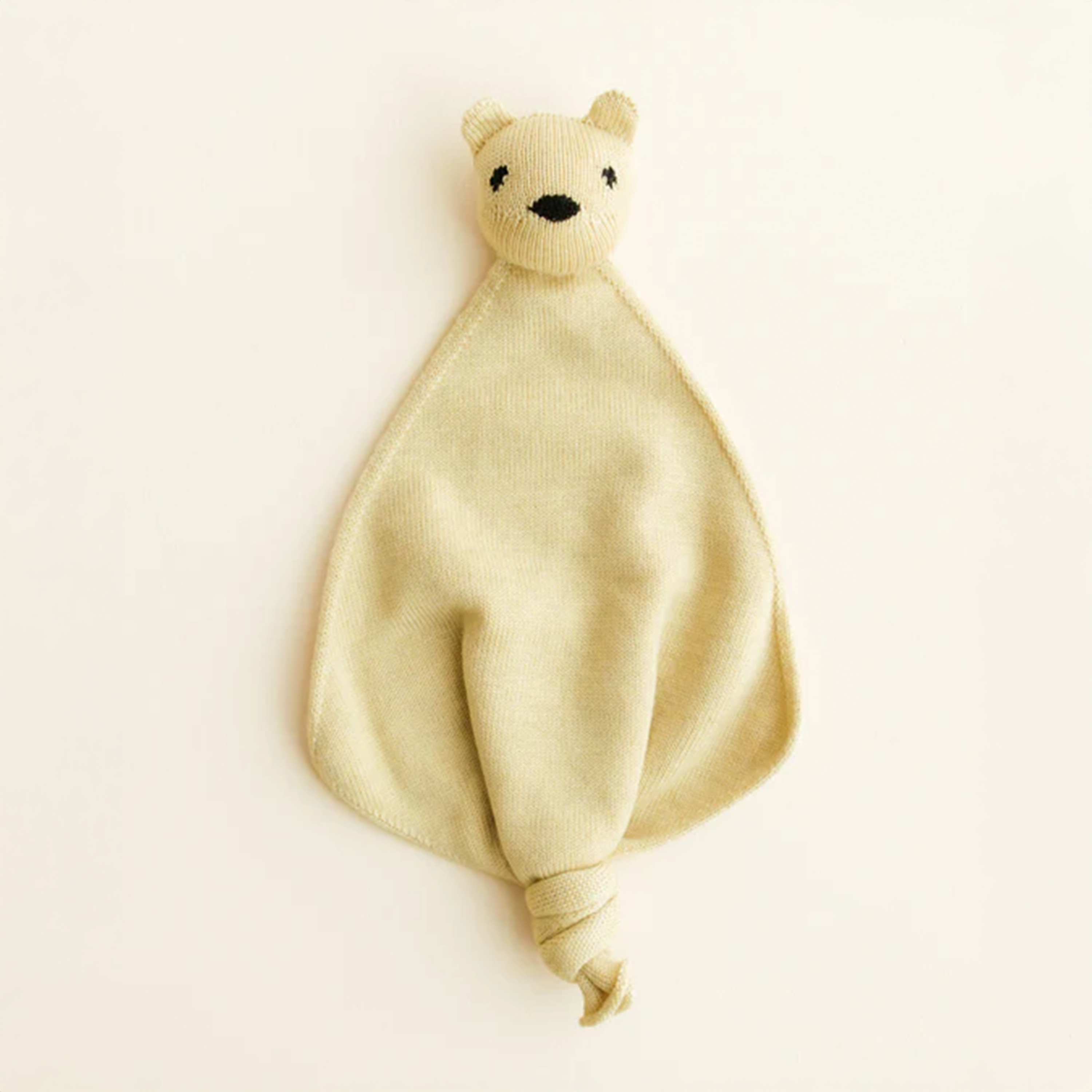 Hvid Teddy Tokki Knuffeldoekje | Light Yellow