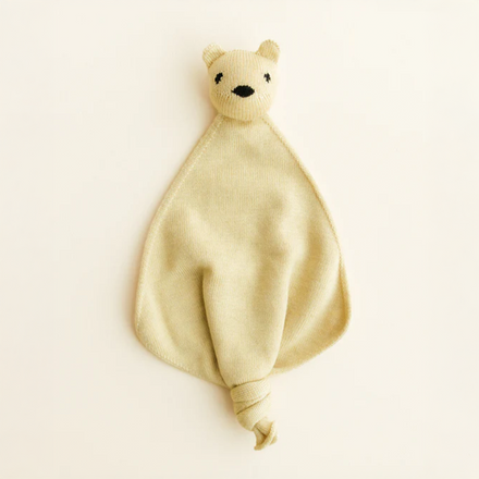Hvid Teddy Tokki Knuffeldoekje | Light Yellow