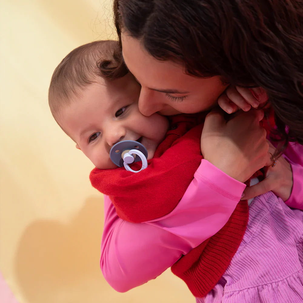 Bibs Fopspeen Size 3 Latex Rond Studio 2 Pack | Fusion Blue/Petrol