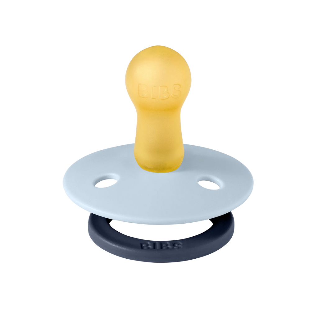 Bibs Fopspeen Size 3 Latex Rond Studio 2 Pack | Fusion Blue/Petrol